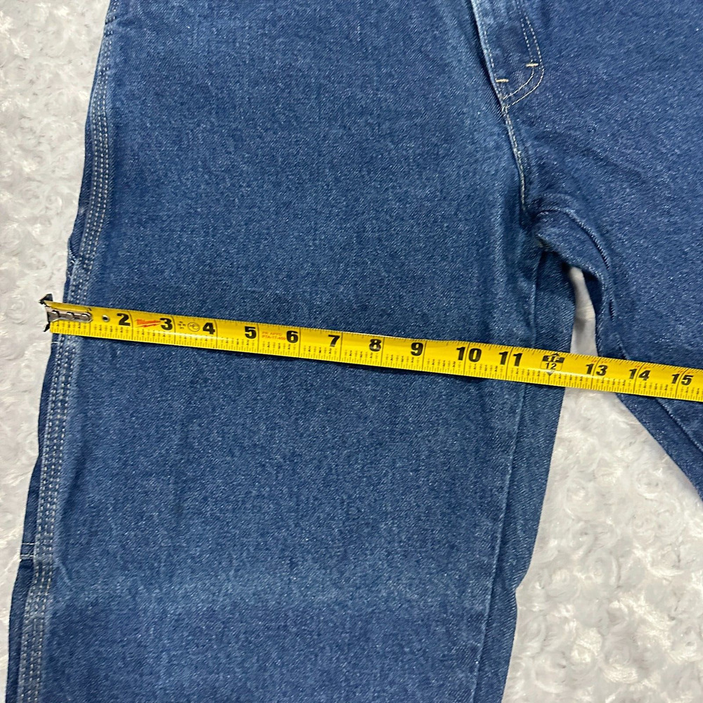Dickies Jeans Mens 34x33 Carpenter Relaxed Fit Heavyweight Denim Cotton Workwear - Picture 9 of 12